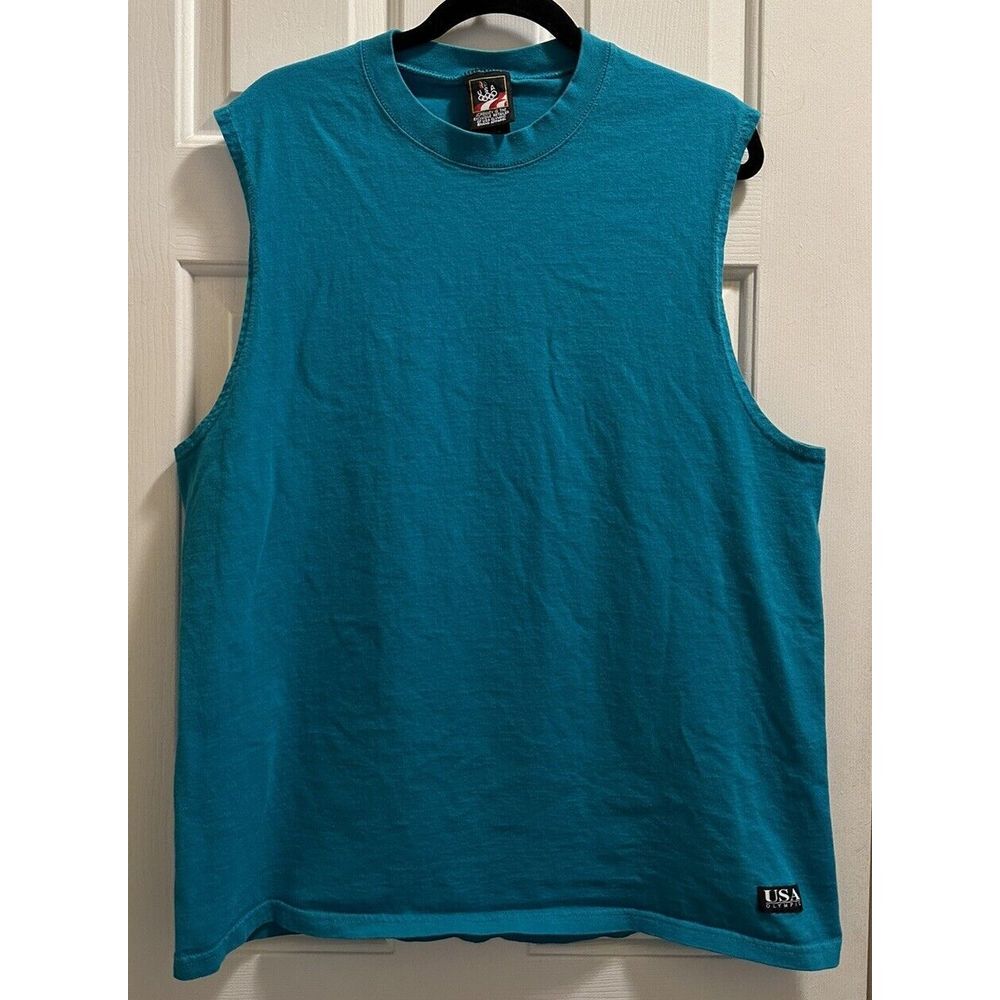 Vintage JC Penney USA Olympics mens size Large sleeveless shirt